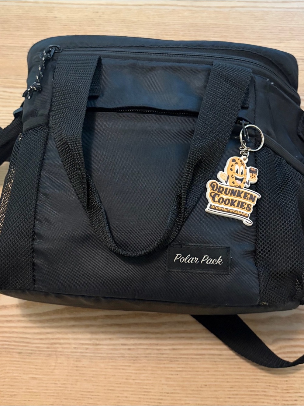 Black Men’s Cooler Bag with Dual Handles